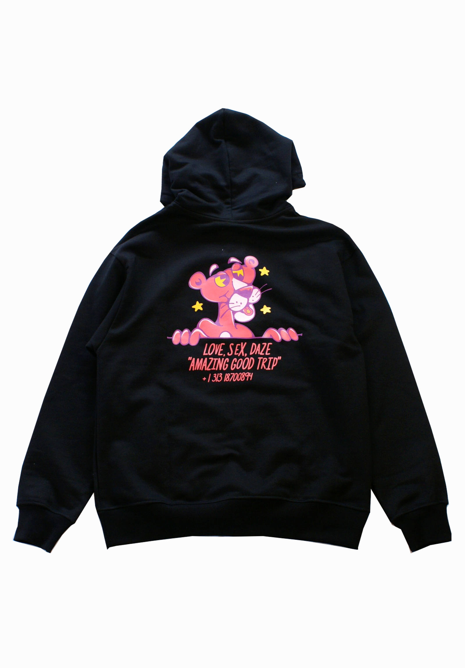 Daze プルオーバーパーカー L S Daze Hoodie Black Frog S Tail